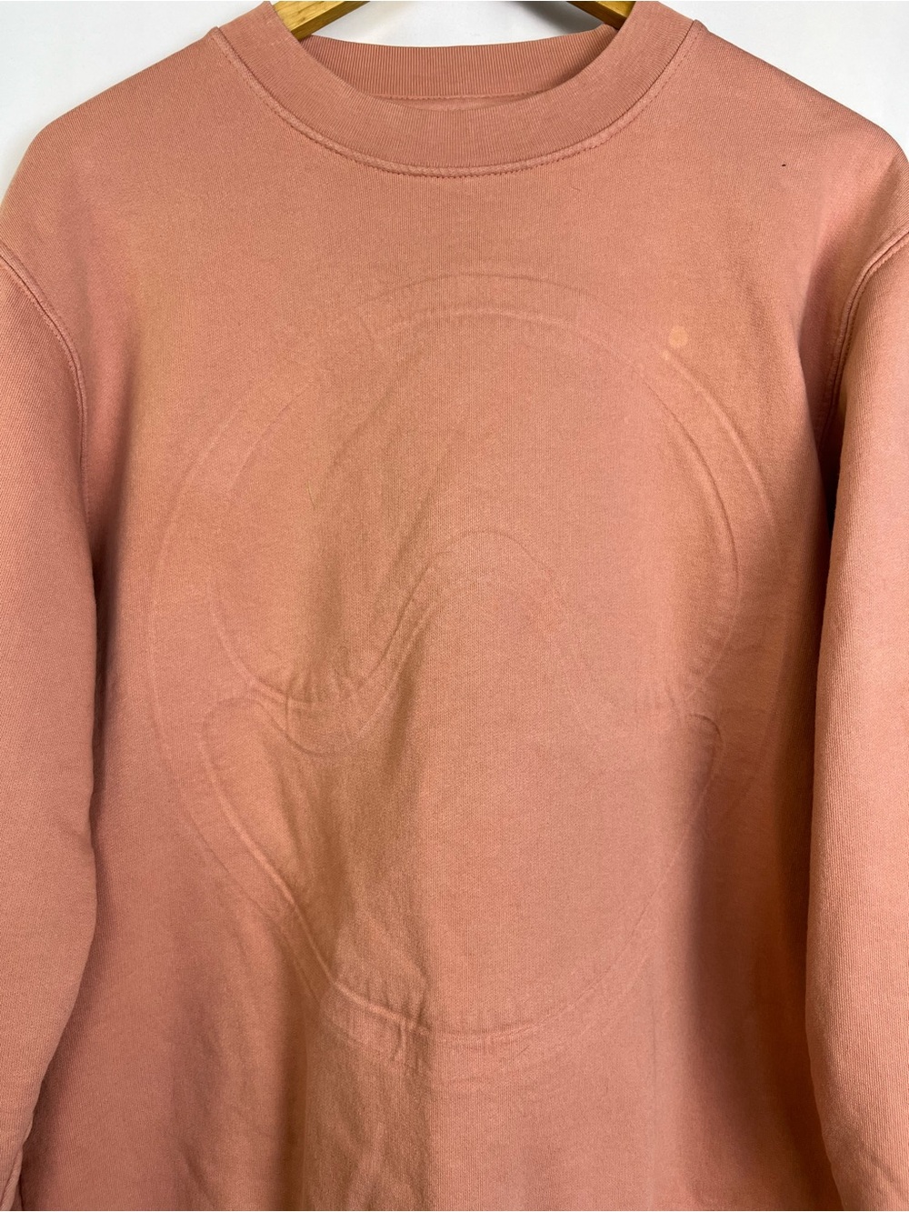 Lady Gaga Limited Edition Chromatica Pink Embossed Crewneck Size M - Picture 2 of 8